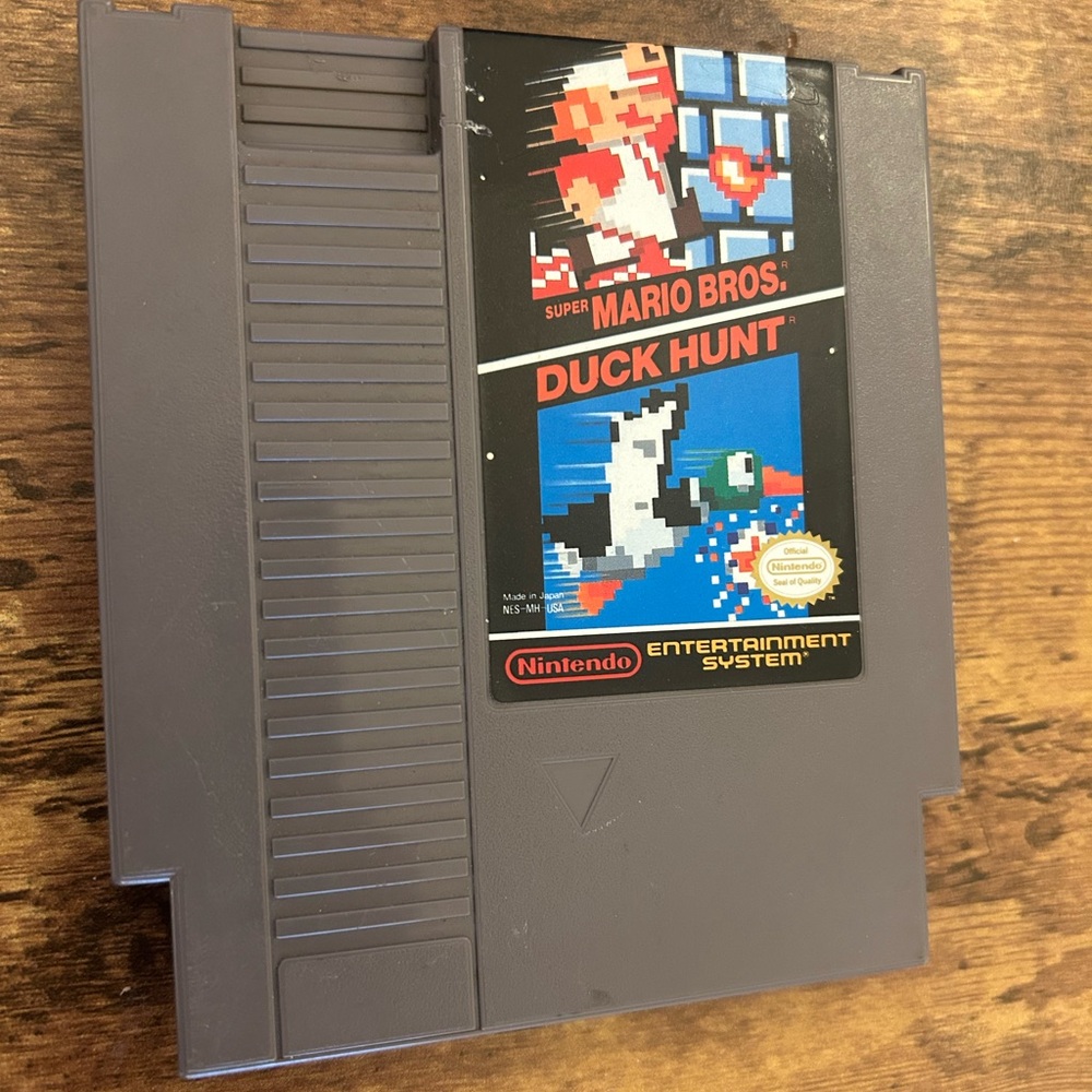 NINTENDO Mario Bros Duck Hunt Combo Video Game Original.  Clean, Fully-tested